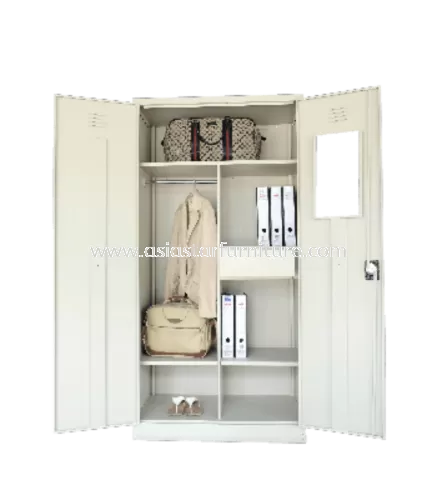 DORMITORY STEEL WARDROBE CUPBOARD - A198