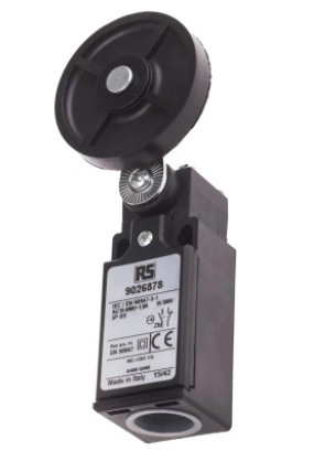 902-6878 - RS PRO, Snap Action Limit Switch - Thermoplastic Fibreglass, NO/NC, Roller Lever, 400V, I