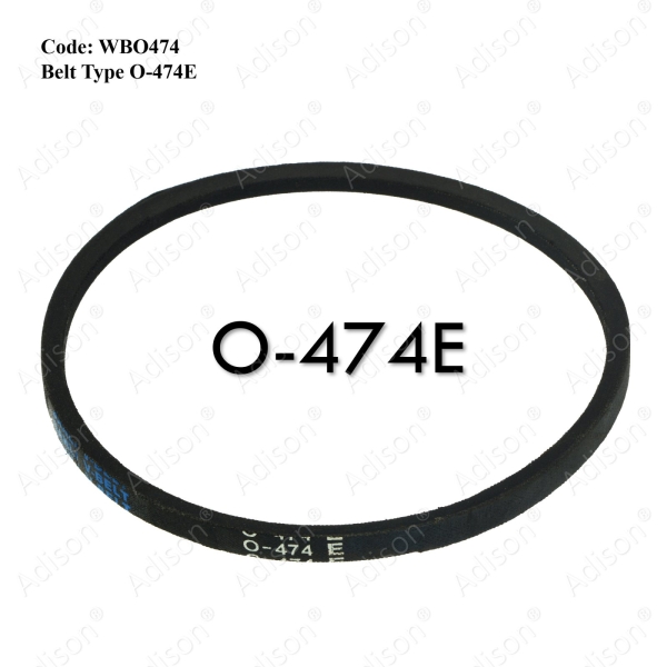 (Out of Stock) Code: WBO474 Belt Type O-474 For Sharp ESX705 / ESX715 / ESX805 / ESX905 / ESX718 V-Belt Belting For Washer / Dryer Melaka, Malaysia Supplier, Wholesaler, Supply, Supplies | Adison Component Sdn Bhd