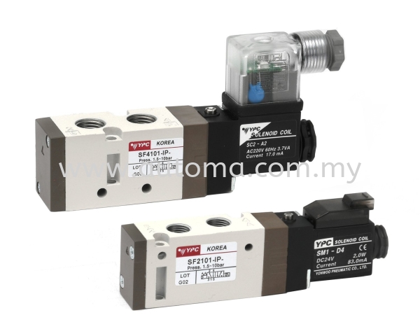 SF4101-IP-24VDC (5/2-way single solenoid 1/4") YPC Pneumatics PRINCIPAL STORE Subang Jaya, Selangor, Malaysia. Supplier, Supply, Manufacturer | TTS Valve Technologies Sdn Bhd