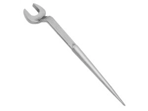 EXCELMANS 18105 Stainless Steel Wrench, Combination, Offset Type With Pin