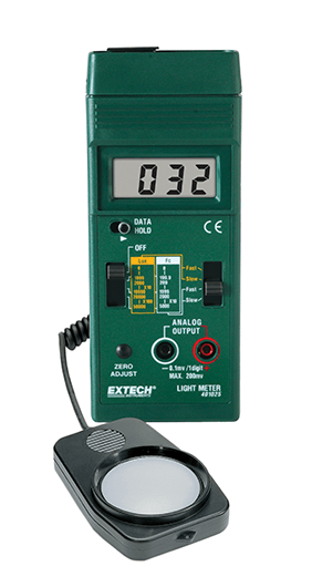 extech 401025 : foot candle/lux light meter