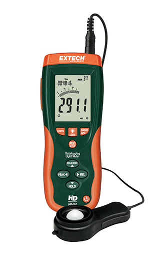 extech hd450 : datalogging heavy duty light meter