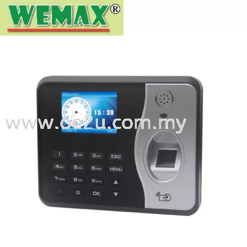 WEMAX WE-68 Plus Plus Fingerprint Time Recorder (NO Software Needed, WiFi Connection & Optional Cloud Based)