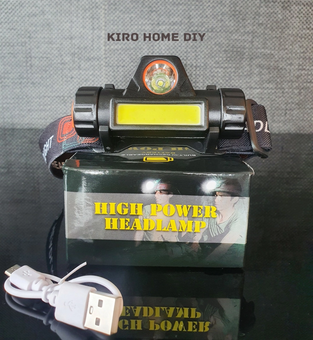 2 function USB Rechargeable LED Headlamp  00664M