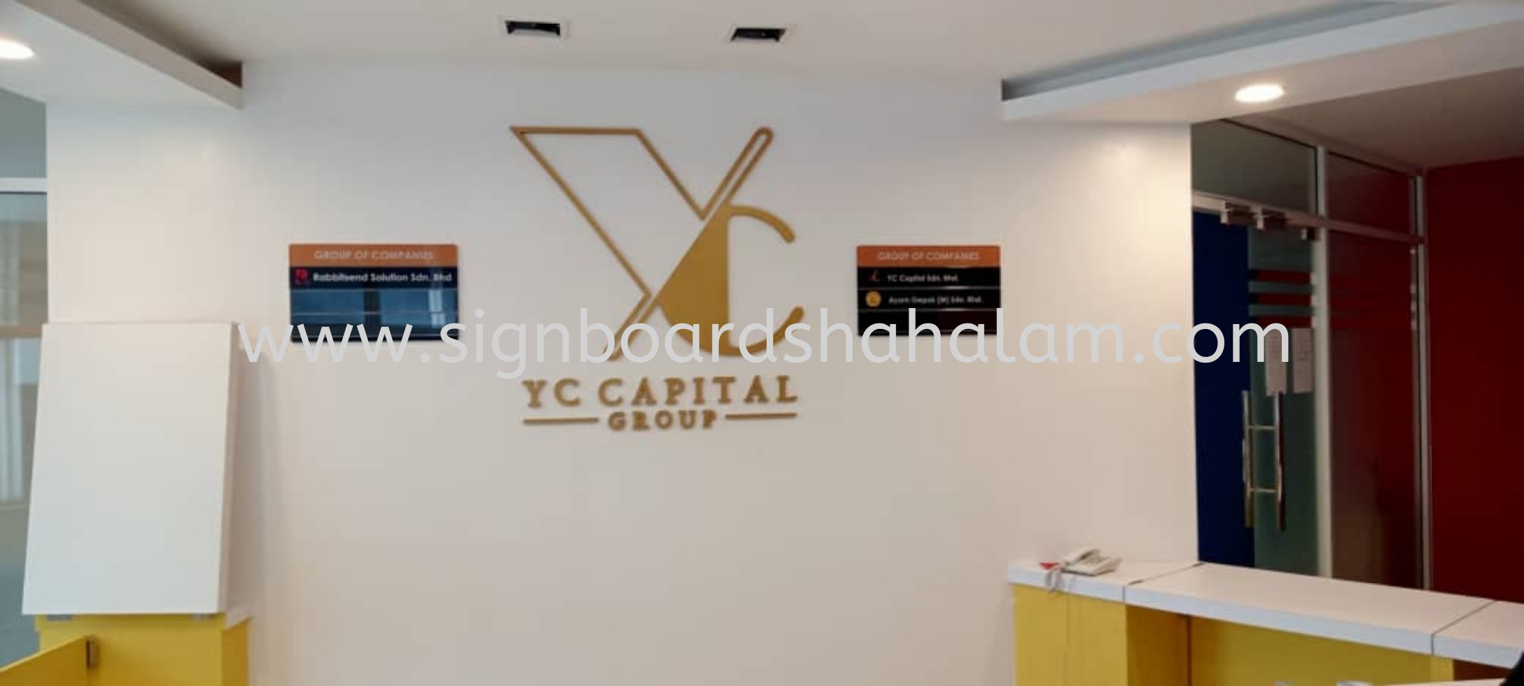 Yc Capital KL - 3D Box Up Lettering Or Logo