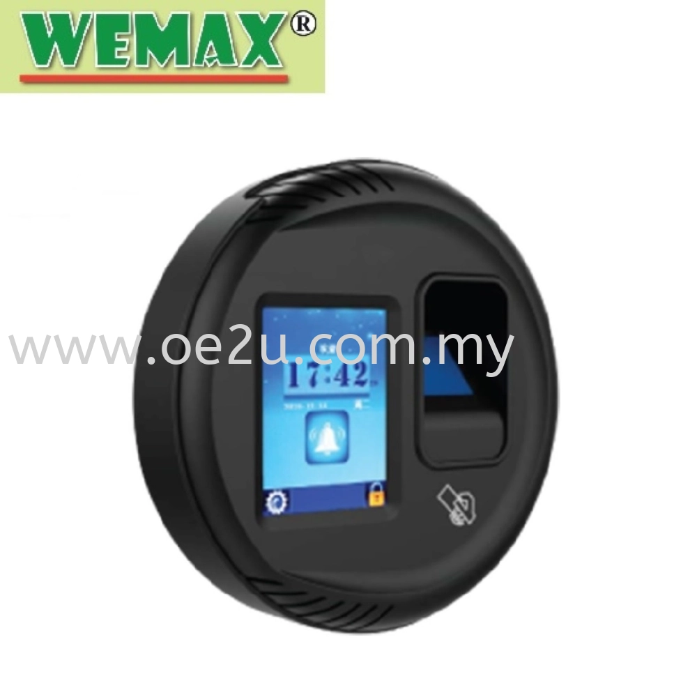 WEMAX WE-10 Standalone Touch Screen Fingerprint Time Attendance & Door Access System (NO Software Needed)