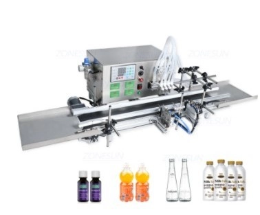 W-F700-AY2 2 nozzle Peristaltic Pump Automatic Desktop Liquid Filling Machine - 1ml to unlimited volume range