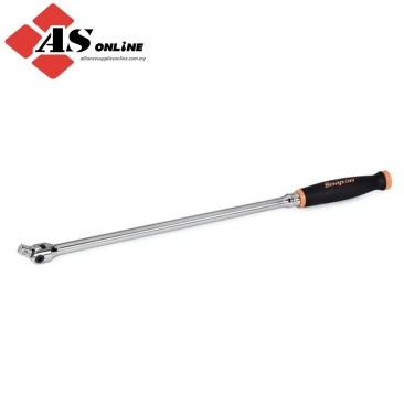 SNAP-ON 3/8" Drive 17-1/2" Soft Grip Extra-Long Handle Breaker Bar (Orange) / Model: FHBB18AO