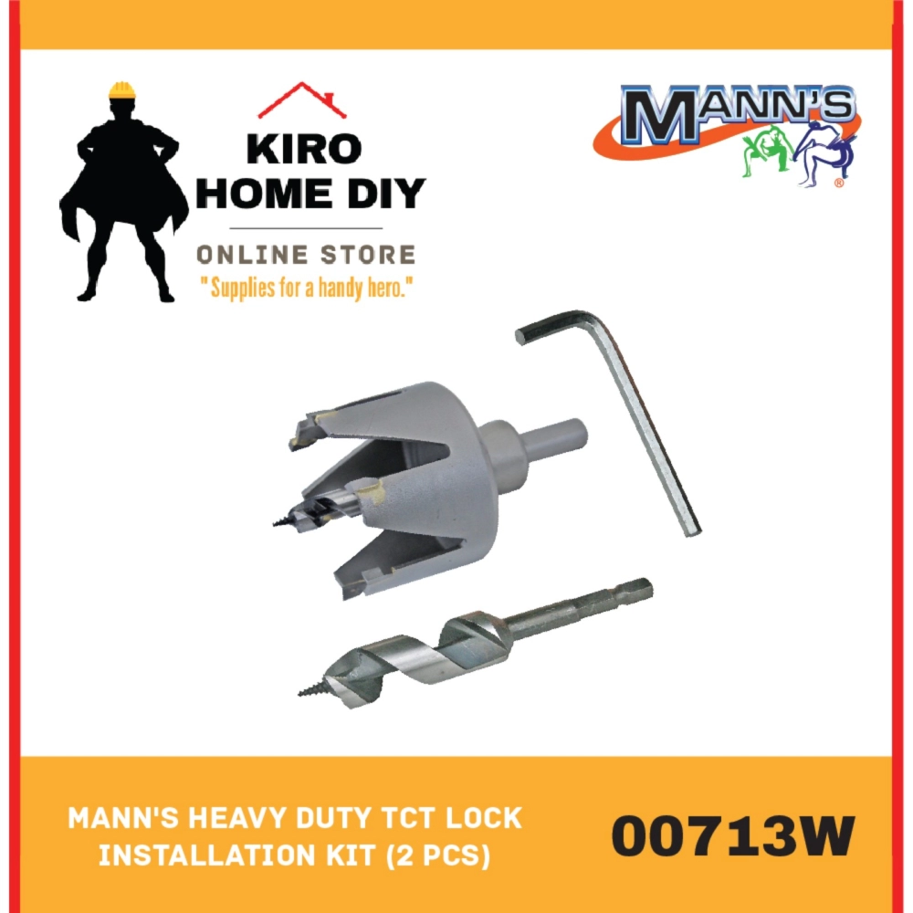MANN'S Heavy Duty TCT Lock Installation Kit (2 PCS) - 00713W