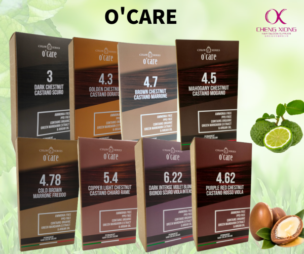 O'CARE AMMONIA &PPD FREE ORGANIC COLOUR 60ML+90ML O'CARE AMMONIA& PPD FREE ORGANIC COLOUR O'CARE Malaysia, Melaka, Bachang Supplier, Suppliers, Supply, Supplies | Cheng Xiong Hair Saloon Supplier