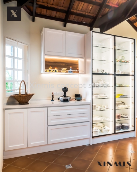 White Classic Door Aluminium Kitchen  WHITE CLASSIC DOOR Aluminium kitchen cabinet Selangor, Malaysia, Melaka, Kuala Lumpur (KL), Petaling Jaya (PJ), Malim Jaya Supplier, Supply, Design, Services | XINMIS CONCEPT STORE