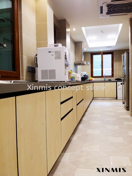  WOOD GRAIN MATTE DOOR Aluminium kitchen cabinet Selangor, Malaysia, Melaka, Kuala Lumpur (KL), Petaling Jaya (PJ), Malim Jaya Supplier, Supply, Design, Services | XINMIS CONCEPT STORE