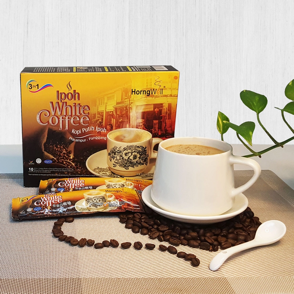 Instant Premix Charcoal Roasted Ipoh White Coffee