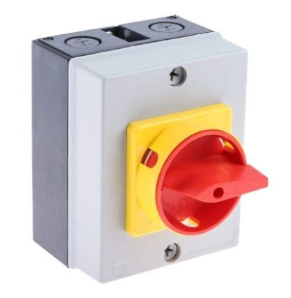 860-9529 - RS PRO 3 Pole Panel Mount Non Fused Isolator Switch - 20 A Maximum Current, 11 kW Power R