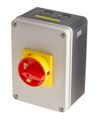 860-9548 - RS PRO 3 Pole Panel Mount Non Fused Isolator Switch - 80 A Maximum Current, 37 kW Power R