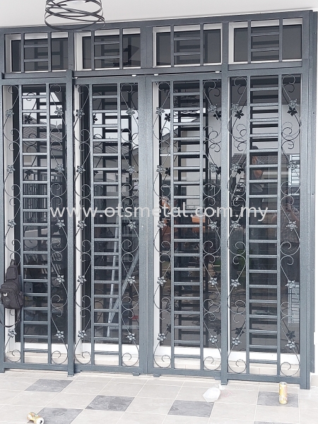 MD027 Metal Door (Grill) Johor Bahru (JB) Design, Supplier, Supply | OTS Metal Works