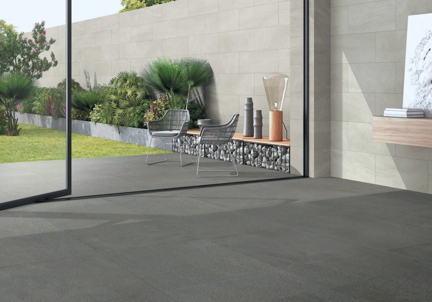 LIMESTONE MEDIUM GREY 600x600x10mm