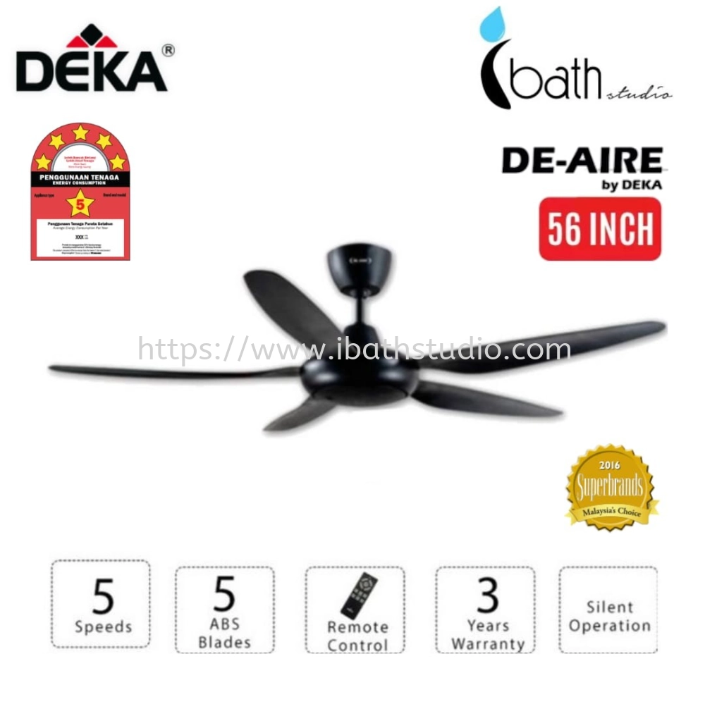 DEKA AR 5  56"CEILING FAN 