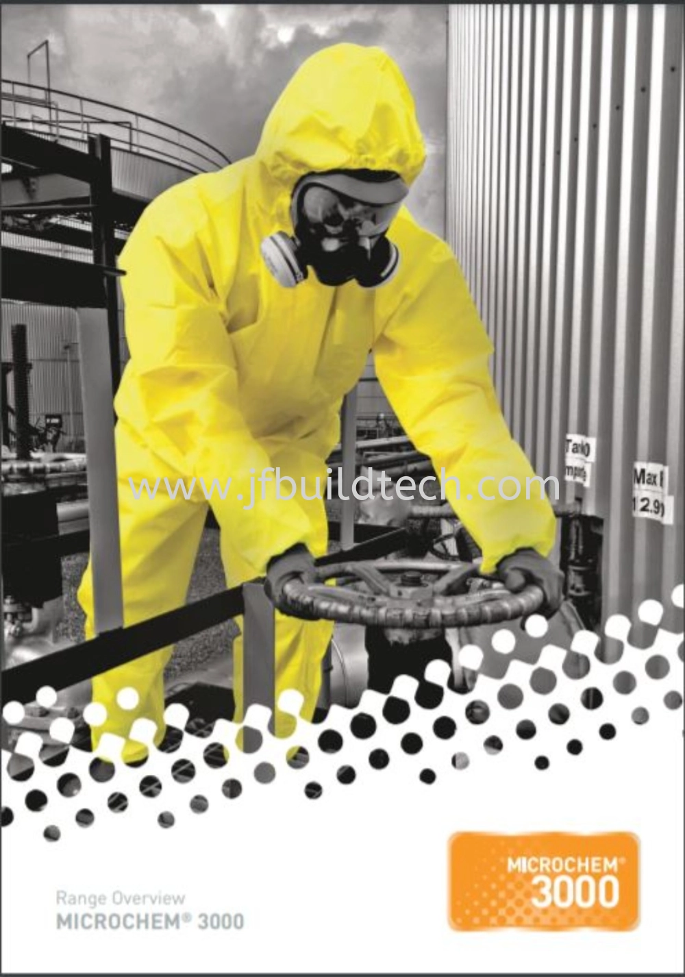 Ansell AlphaTec 3000 Model 111 Coverall,EN14126 certified virus protection disposable protective clothing / PPE