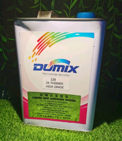 Dumix Brand *328 2K High Grade Thinner-1Gal (2.4kg) Thinners & Wax Remover Car Paint Kuala Lumpur (KL), Malaysia, Selangor, Salak South, Balakong Supplier, Suppliers, Supply, Supplies | Cheong Seng Hardware Sdn Bhd