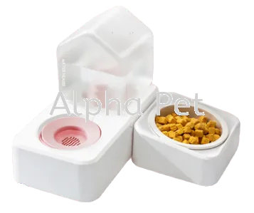 Pet Water Feeder  With One Food Bowl (SZP0010A-1)