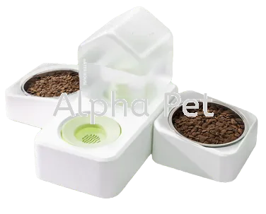 Pet Water Feeder  With Two Food Bowl (SZP0010A-2)