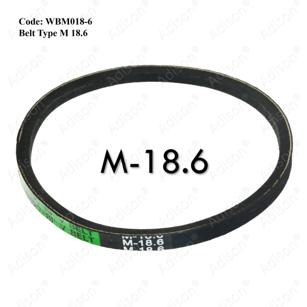 Code: WBM018-6 Belt Type M 18.6 V-Belt Belting For Washer / Dryer Melaka, Malaysia Supplier, Wholesaler, Supply, Supplies | Adison Component Sdn Bhd