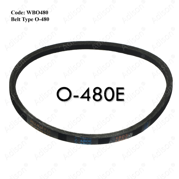 Code: WBO480 Belt Type O-480E V-Belt Belting For Washer / Dryer Melaka, Malaysia Supplier, Wholesaler, Supply, Supplies | Adison Component Sdn Bhd