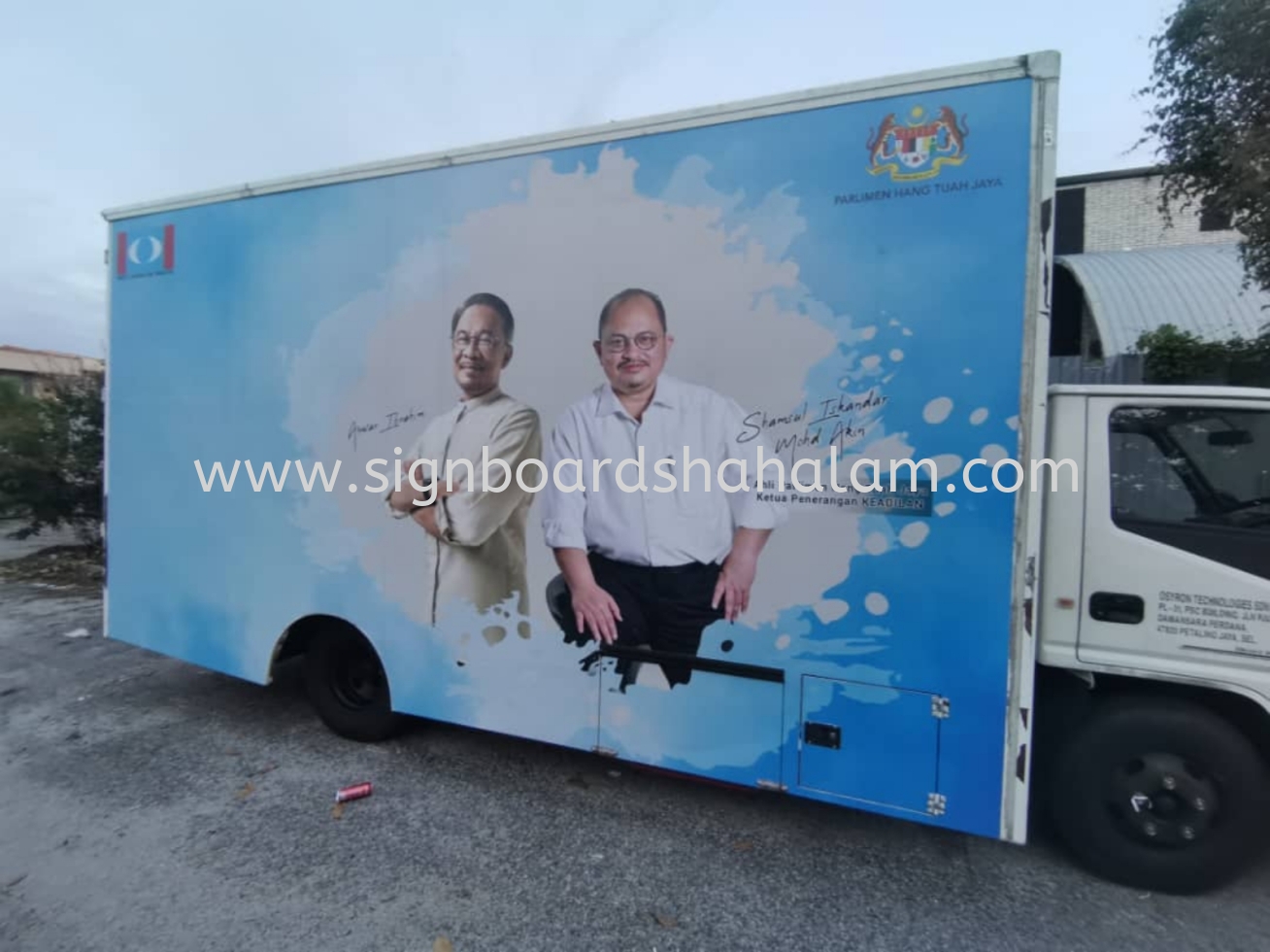 P.Parlimen Hang Tuan Jaya Klang - Trucks Lorry Sticker