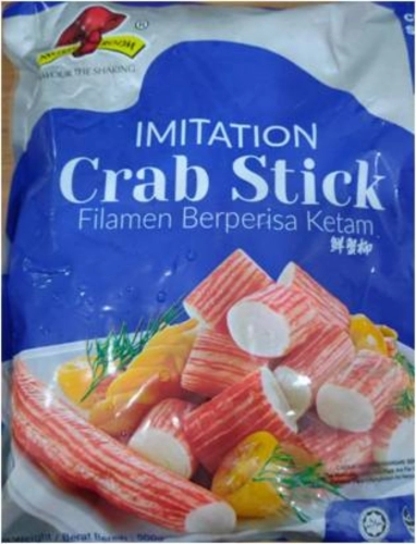 MUSHROOM Crab Flavoured Stick 500g 鲜蟹棒 Filamen Berperisa Ketam