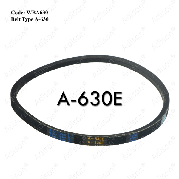 Code: WBA630 Belt Type A 630 V-Belt Belting For Washer / Dryer Melaka, Malaysia Supplier, Wholesaler, Supply, Supplies | Adison Component Sdn Bhd