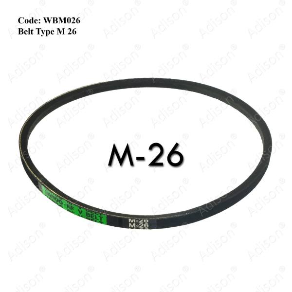 Code: WBM026 Belt Type M 26 V-Belt Belting For Washer / Dryer Melaka, Malaysia Supplier, Wholesaler, Supply, Supplies | Adison Component Sdn Bhd