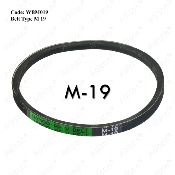 Code: WBM019 Belt Type 0-445/M 19 for Panasonic V-Belt Belting For Washer / Dryer Melaka, Malaysia Supplier, Wholesaler, Supply, Supplies | Adison Component Sdn Bhd