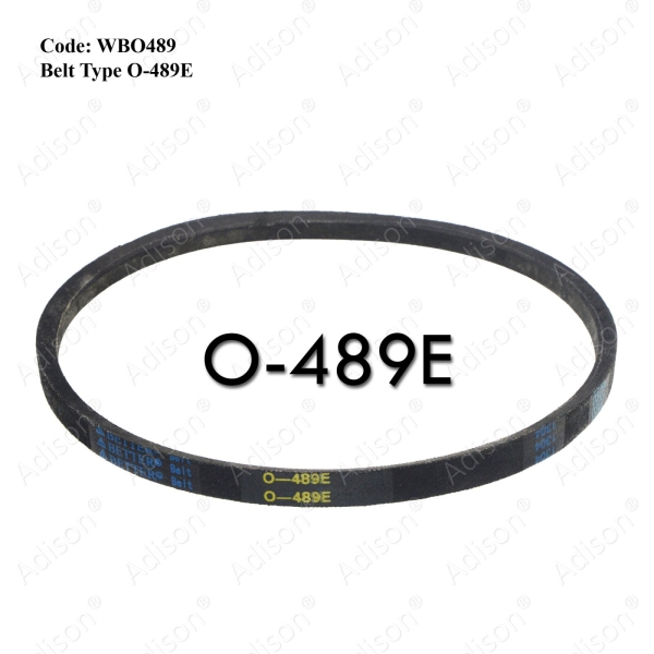 (Out of Stock) Code: WBO489 Belt Type O-489E V-Belt Belting For Washer / Dryer Melaka, Malaysia Supplier, Wholesaler, Supply, Supplies | Adison Component Sdn Bhd