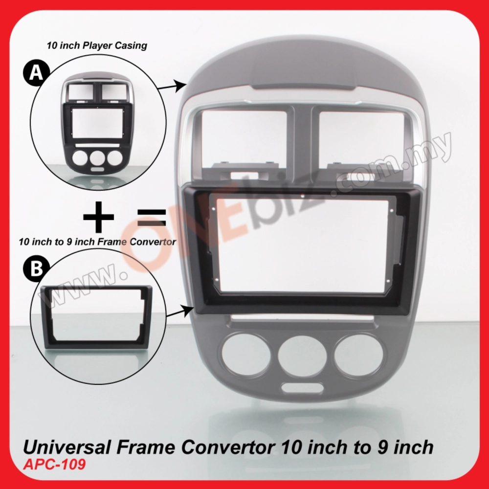 Universal Frame Convertor 10 inch to 9 inch - APC-109