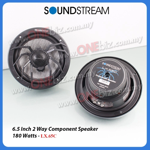 Soundstream 6.5 Inch 2 Way Component Speaker - LX.65C