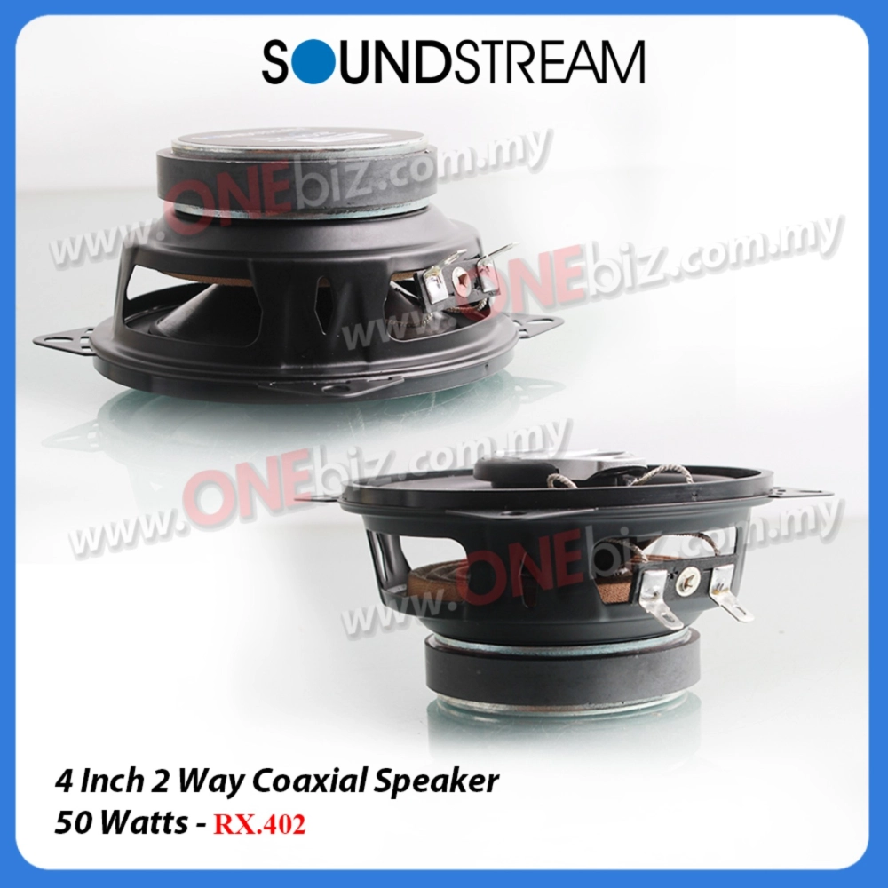 Soundstream 4 Inch 2 Way Coaxial Speaker 50 Watts - RX.402