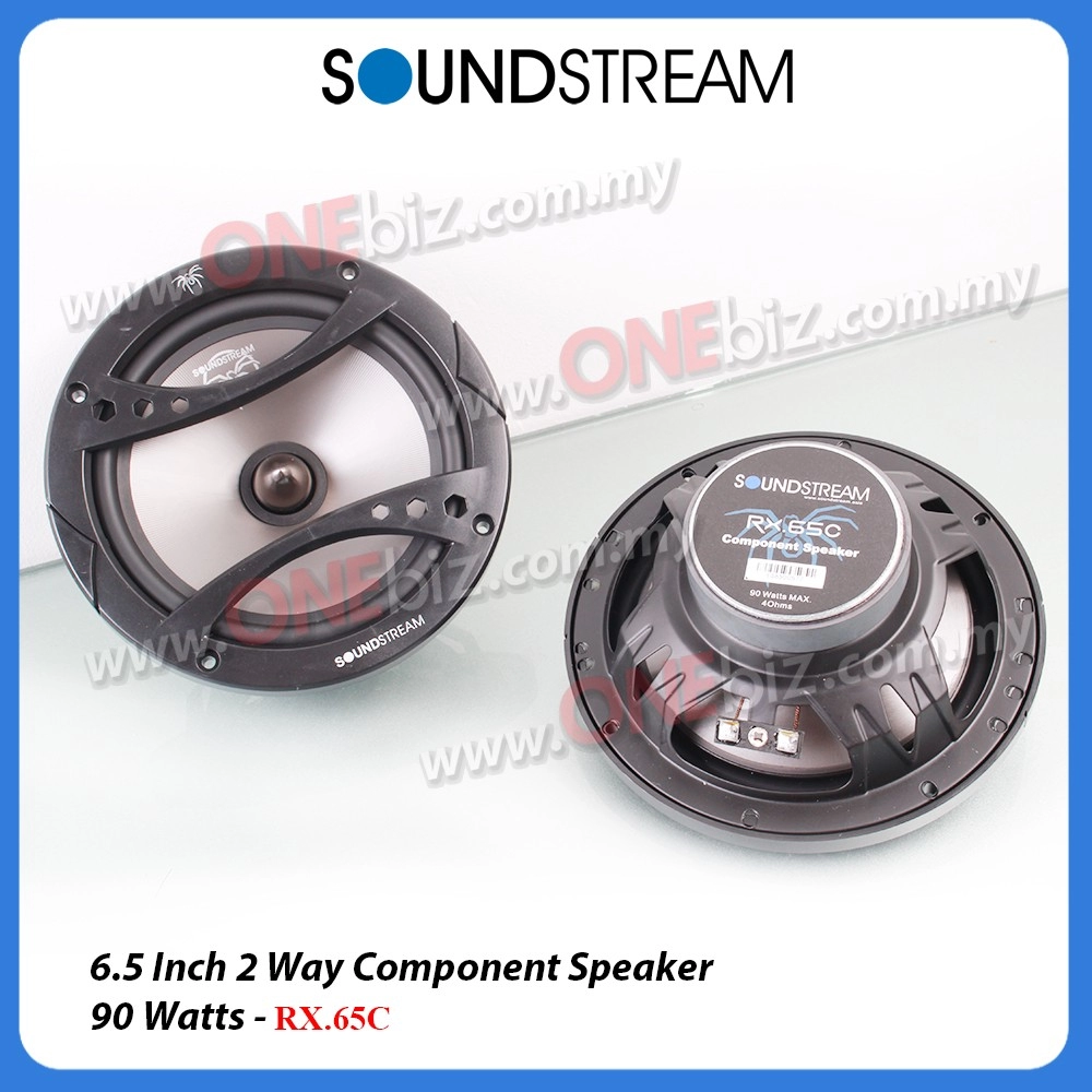 Soundstream 6.5 Inch 2 Way Component Speaker - RX.65C