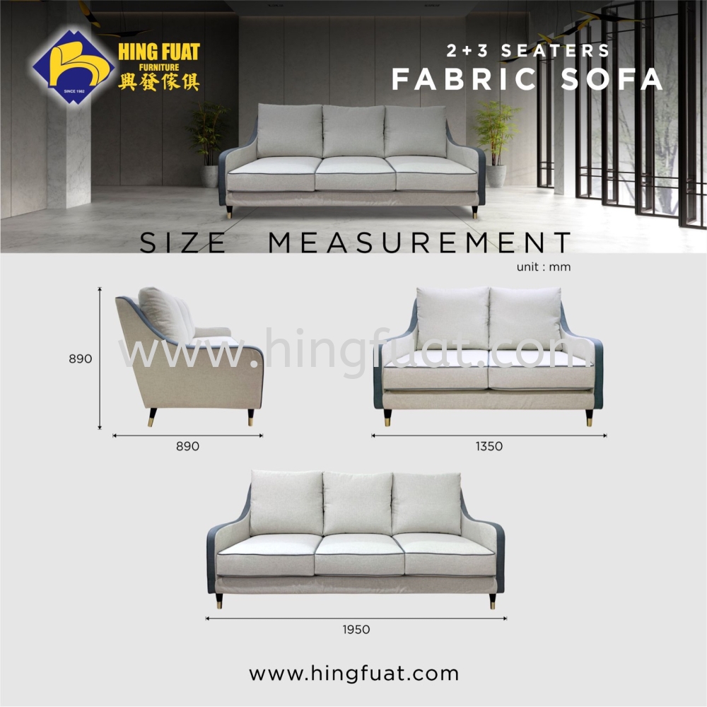 2+3 Fabric Sofa