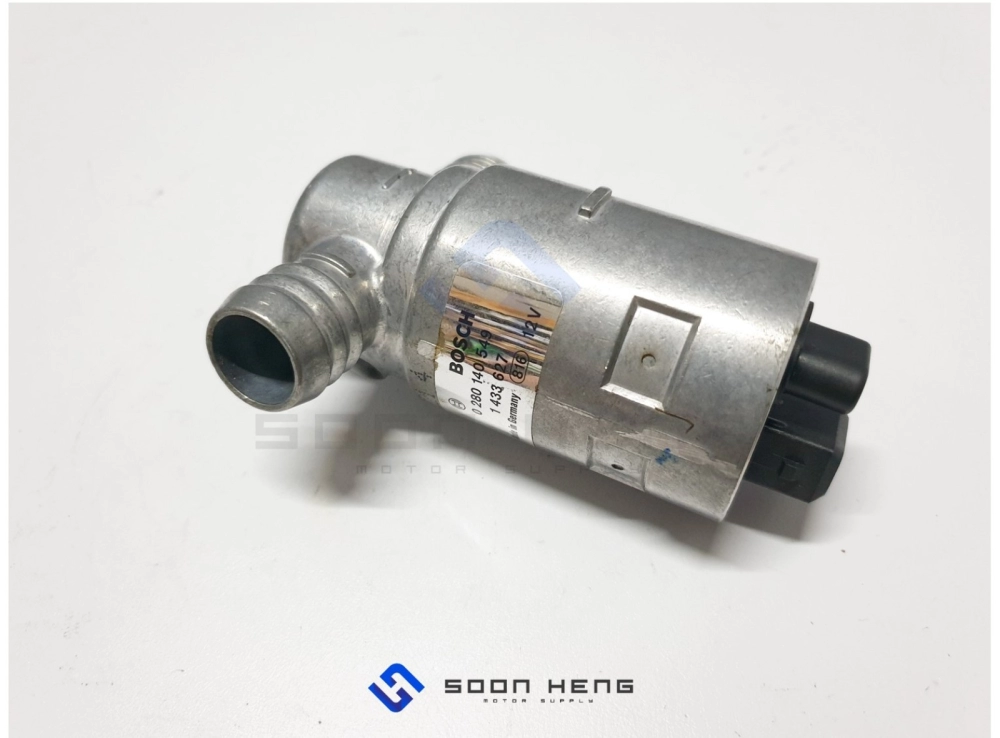 BMW E30, E36 and E34 with Engine M40 or M43 - T-shape Idle Regulating Valve/ Air Supply Motor (BOSCH)