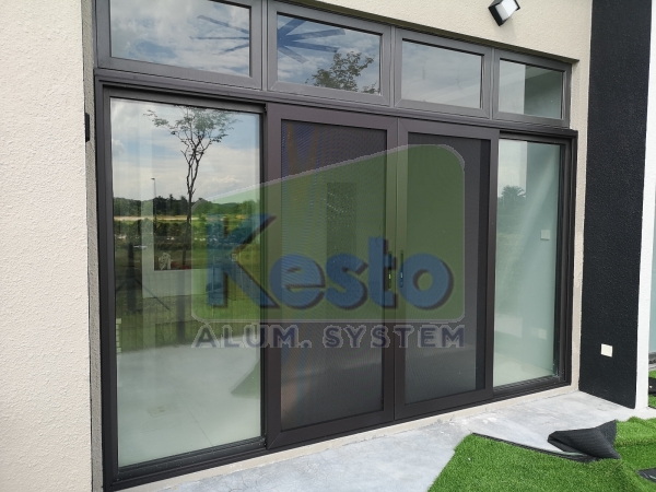  Performance Sliding Door With S/S Wiremesh Johor Bahru (JB), Tebrau Contractor, Supplier, Supply | Kesto Aluminium System (JB) Sdn Bhd