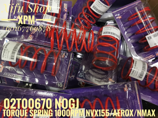 TORQUE SPRING 1000RPM NVX155, AEROX, NMAX 02T00670 MGIE UMA RACING UMA RACING PARTS PARTS CATALOG Johor Bahru JB Supply Suppliers | X Performance Motor