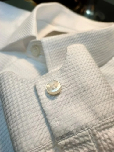 Bespoke Pattern White Shirt
