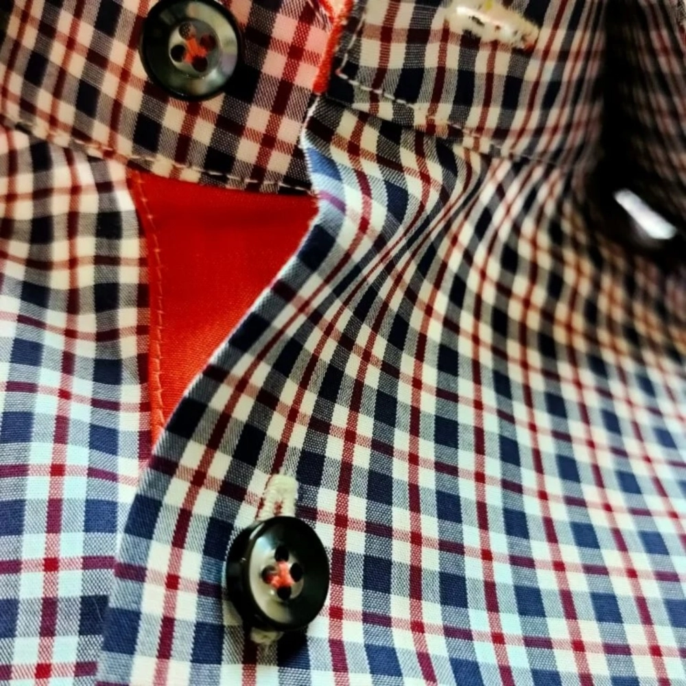 Tailored Summer Shirt Preppy Checked Style