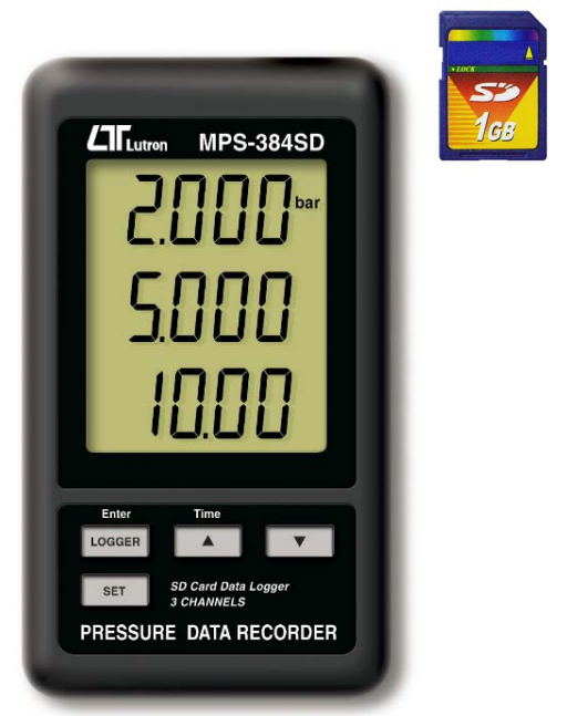 lutron mps-384sd pressure data recorder