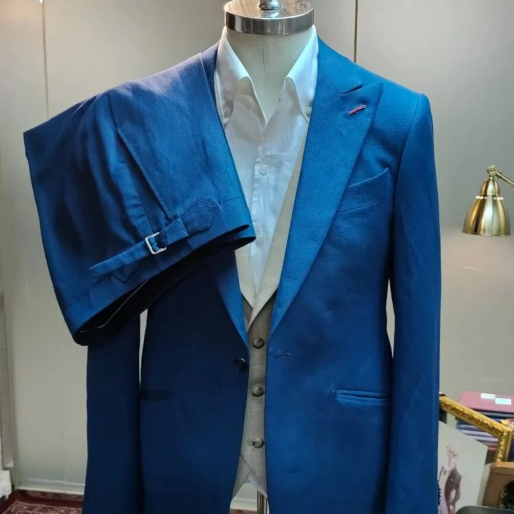 Linen 3 Pieces Suit