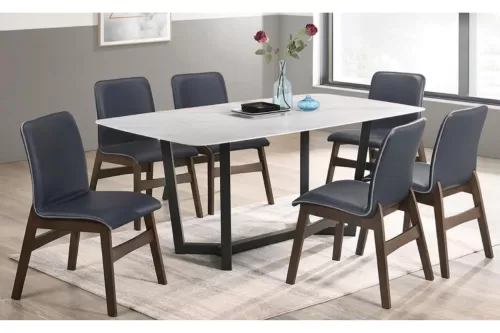 GOWIN CERAMIC DINING SET 1+6 (9114 + J4015)