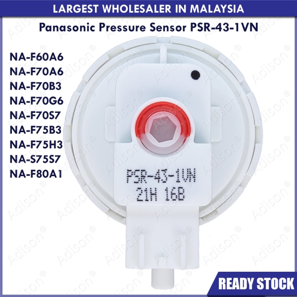 Code: 31743 Panasonic Pressure Sensor PSR-43-1VN For NA-F60A6 / NA-F70A6 / NA-F70B3 / NA-F70G6 / NA-F70S7 / NA-F75B3 / NA-F75H3 / NA-S75S7 / NA-F80A1 Pressure Switch / Pressure Sensor Washing Machine Parts Melaka, Malaysia Supplier, Wholesaler, Supply, Supplies | Adison Component Sdn Bhd