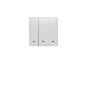 TOUSH Smart Switch White 3 Gang Without Neutral C/W Smartphone App, Scheduling - T891301SS-ZBS(WH)